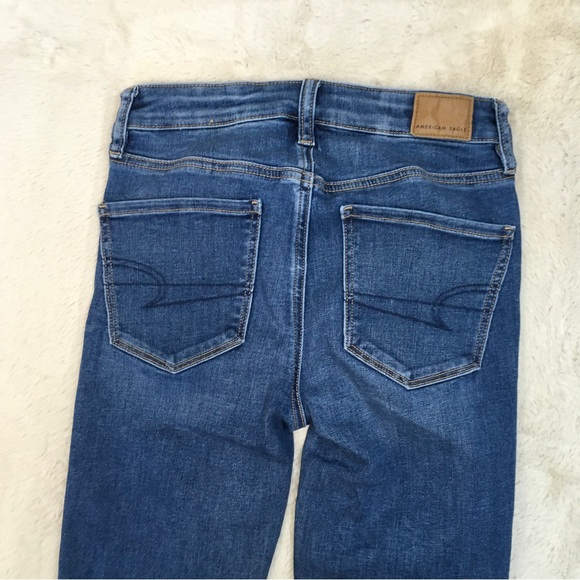American Eagle Next Level Stretch Hi-Rise Jeggings Size 2 Long - Picture 5 of 12